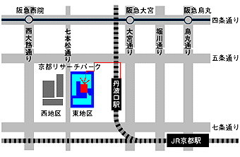 とめ研究所本社ラボアクセスマップ